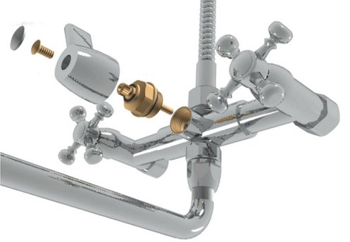 Ремонт змішувача у ванній